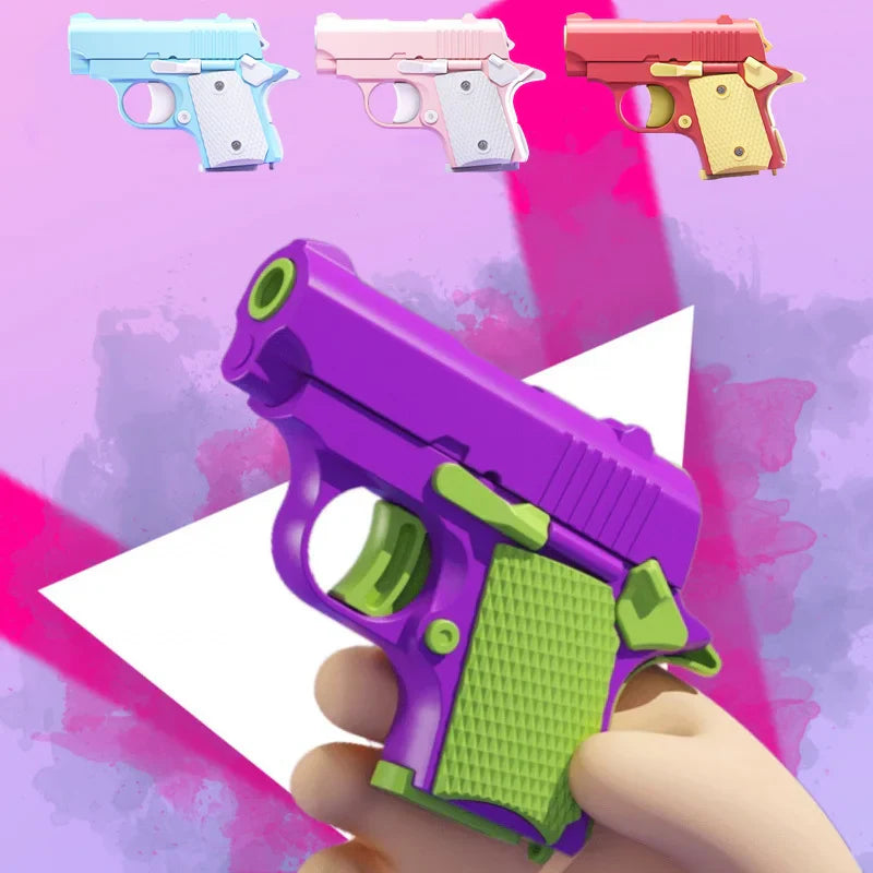 3D Mini 1911 Gravity Fidget Toy | Stress Relief Decompression Toy Gun