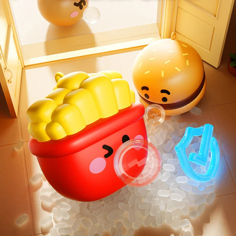 Cute Food Series Spitting Bubbles Squishy Toys | Stress Relief Sensory Fidget for Adults and Kids