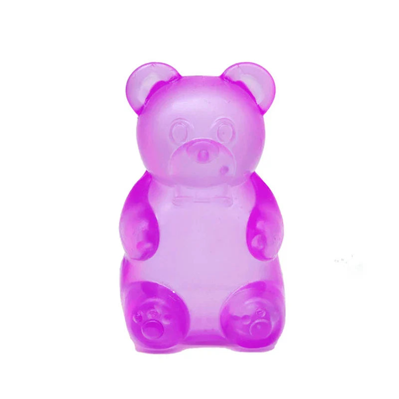 Cute Bear Squishy Toy | Soft TPR Stress Relief Fidget Cube