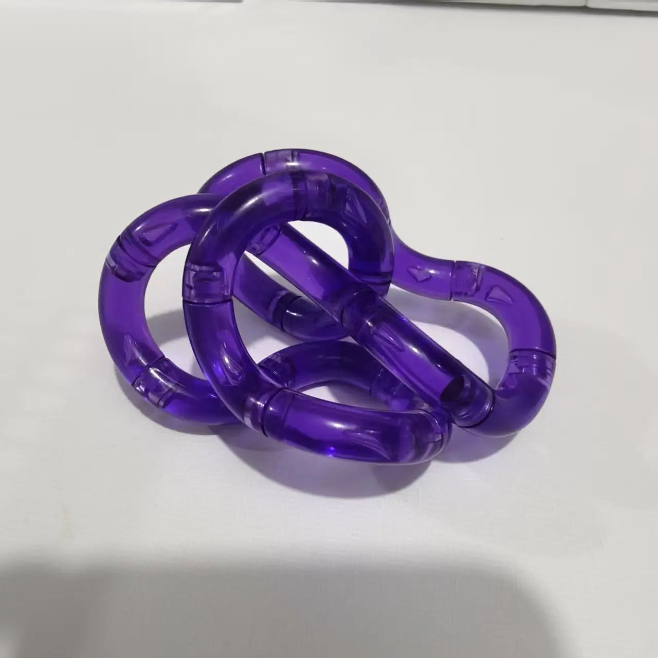 Colorful Transparent Fidget Toy | Silent Twistable Stress Relief Tool for Focus Training