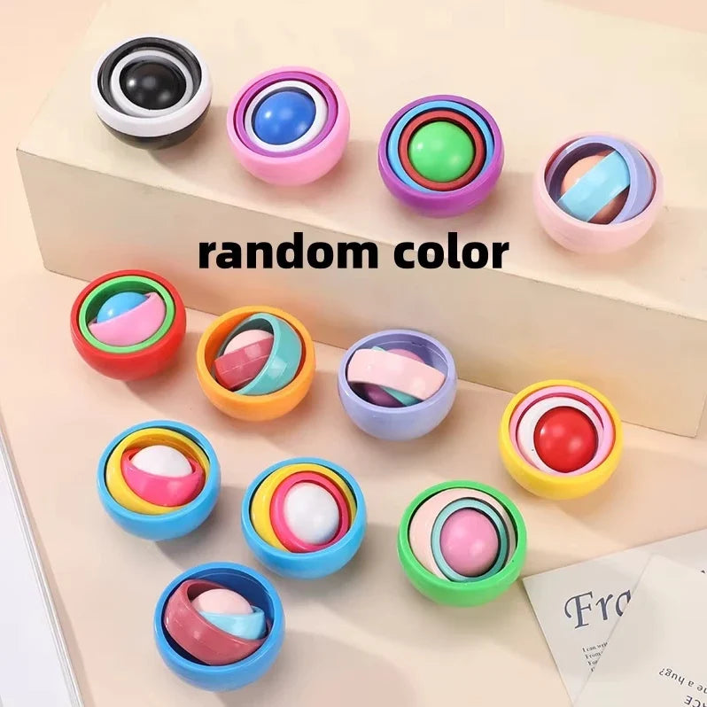 Fidget Spinner Gyro Ball | Infinite Flip Decompression Sensory Toy for ADHD and Autism