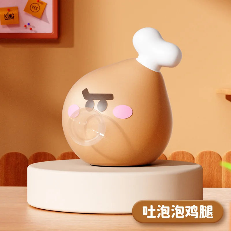 Cute Food Series Spitting Bubbles Squishy Toys | Stress Relief Sensory Fidget for Adults and Kids