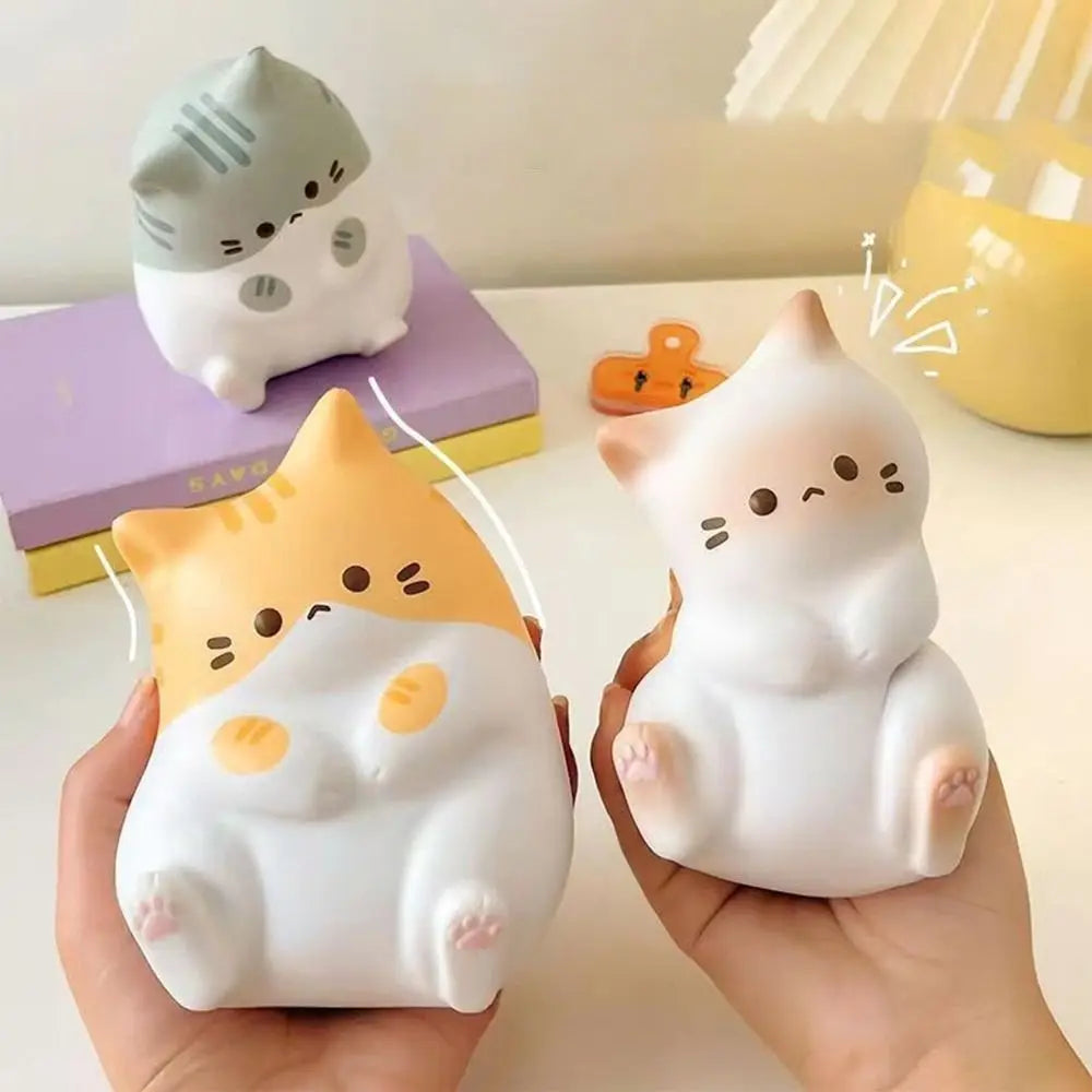 Cat Stress Relief Squishy Toy | Slow Rising Squeeze Toy