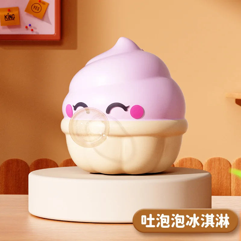 Cute Food Series Spitting Bubbles Squishy Toys | Stress Relief Sensory Fidget for Adults and Kids