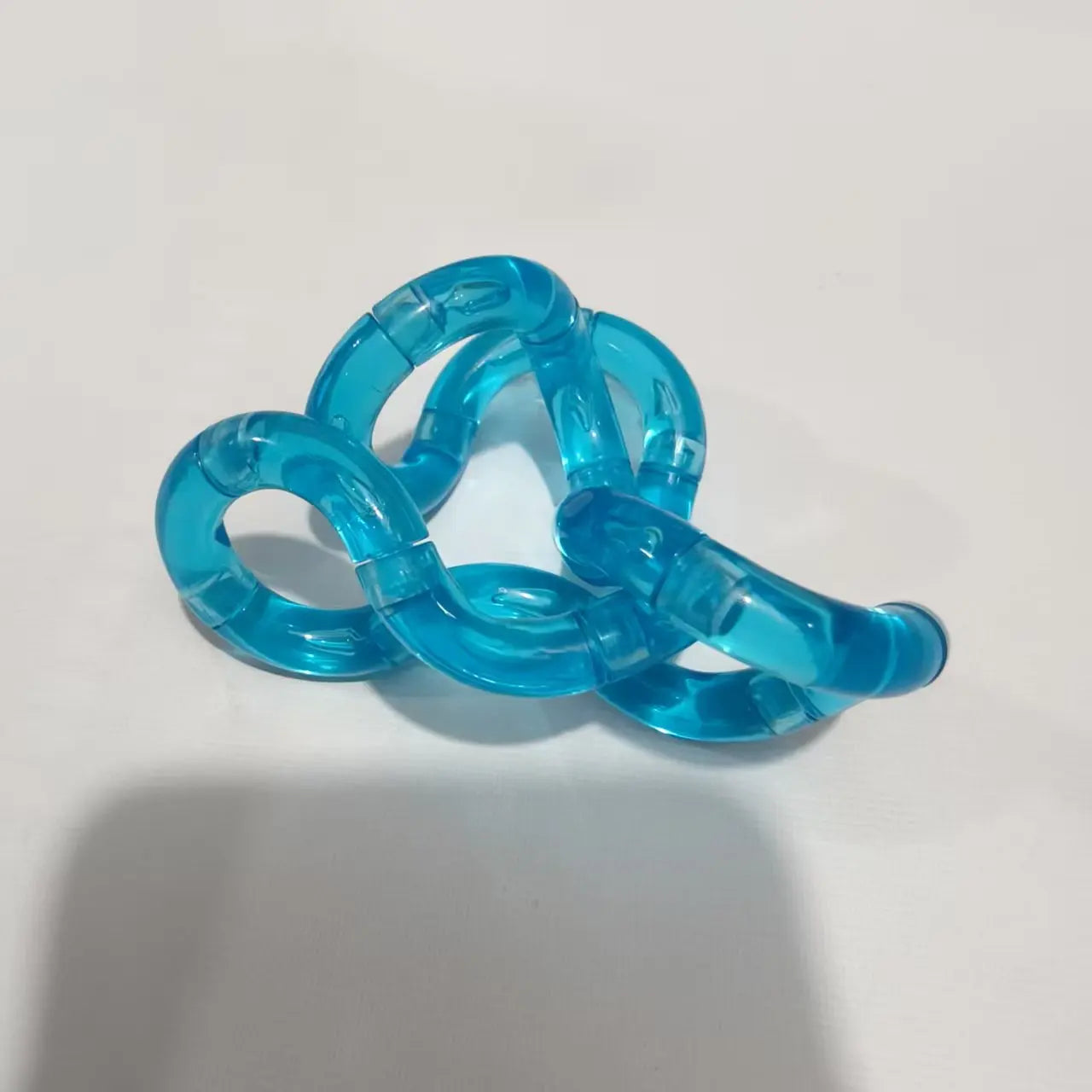 Colorful Transparent Fidget Toy | Silent Twistable Stress Relief Tool for Focus Training
