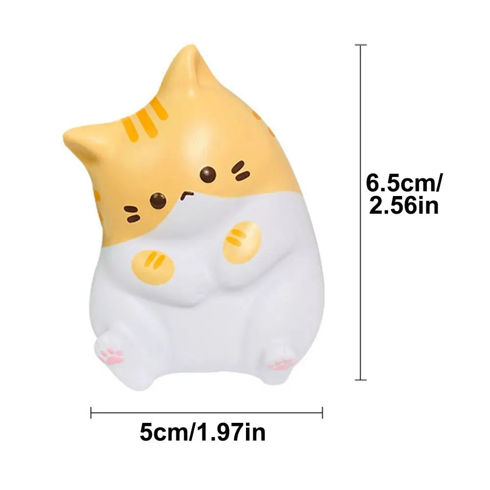 Cat Stress Relief Squishy Toy | Slow Rising Squeeze Toy