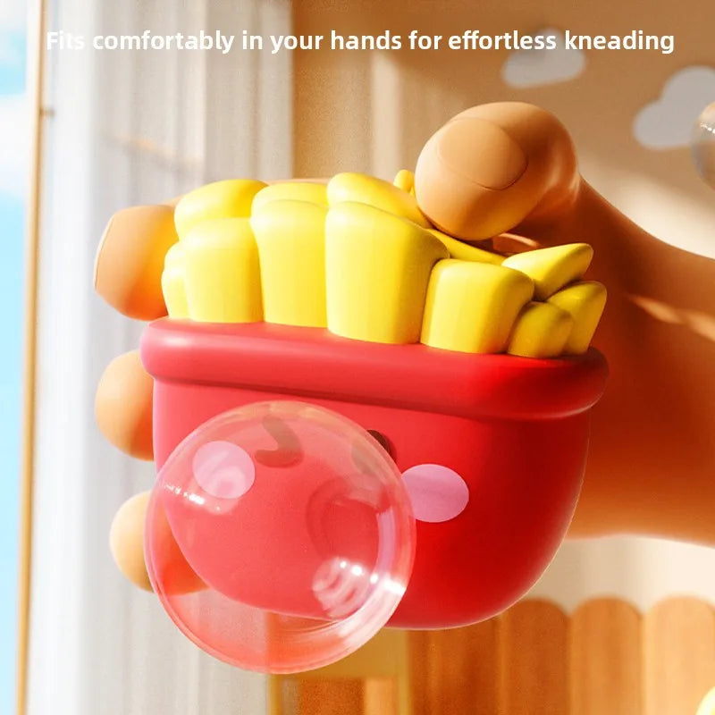 Cute Food Series Spitting Bubbles Squishy Toys | Stress Relief Sensory Fidget for Adults and Kids