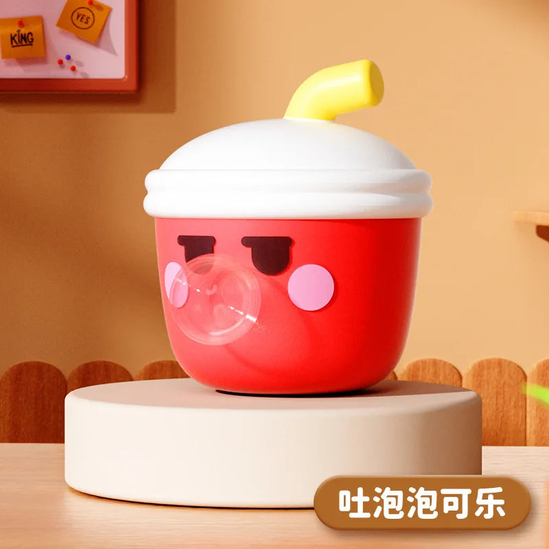 Cute Food Series Spitting Bubbles Squishy Toys | Stress Relief Sensory Fidget for Adults and Kids